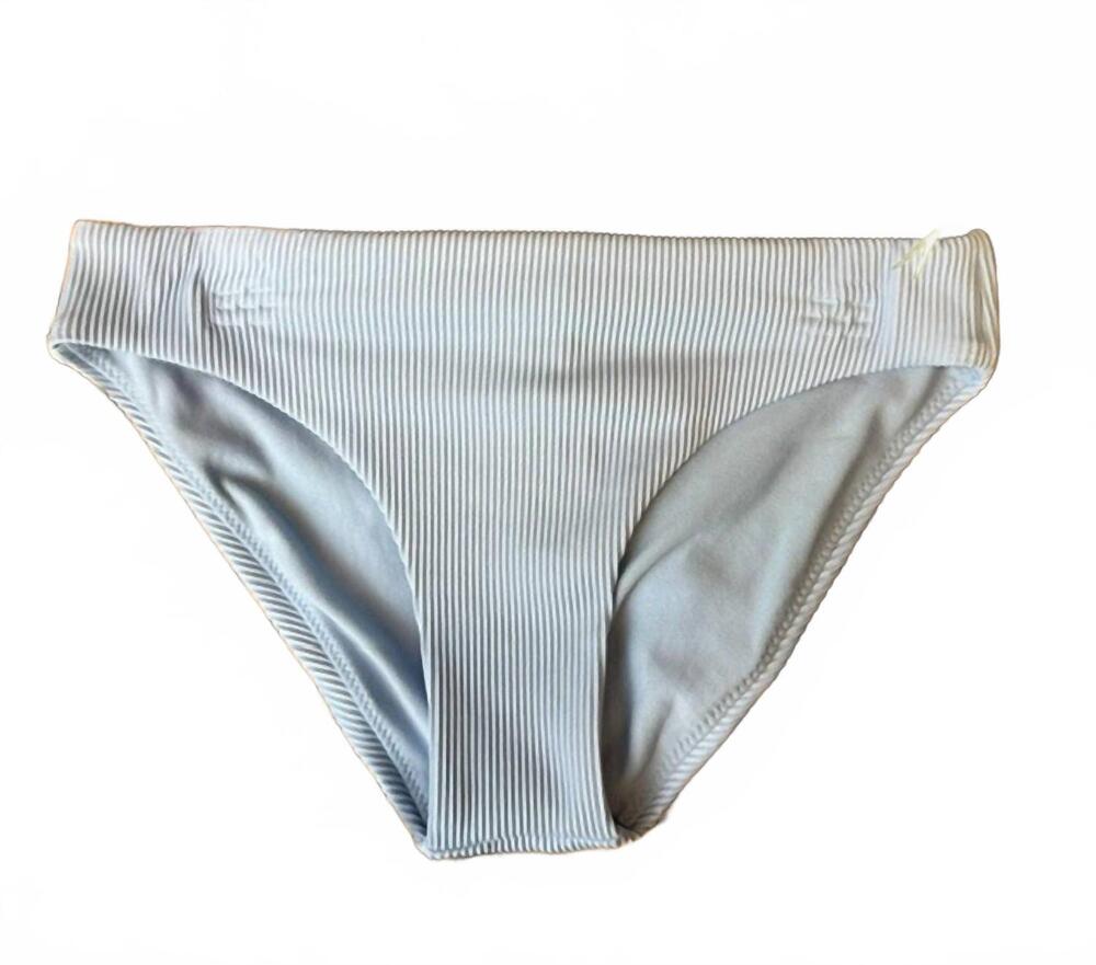 NEW ROXY women's rib love the comber bikini bottom in baby blue